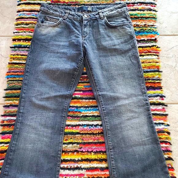 Just Cavalli Denim - Just Cavalli Denim Jeans Faded Black Straight Leg Casual Women's US 27 Italy